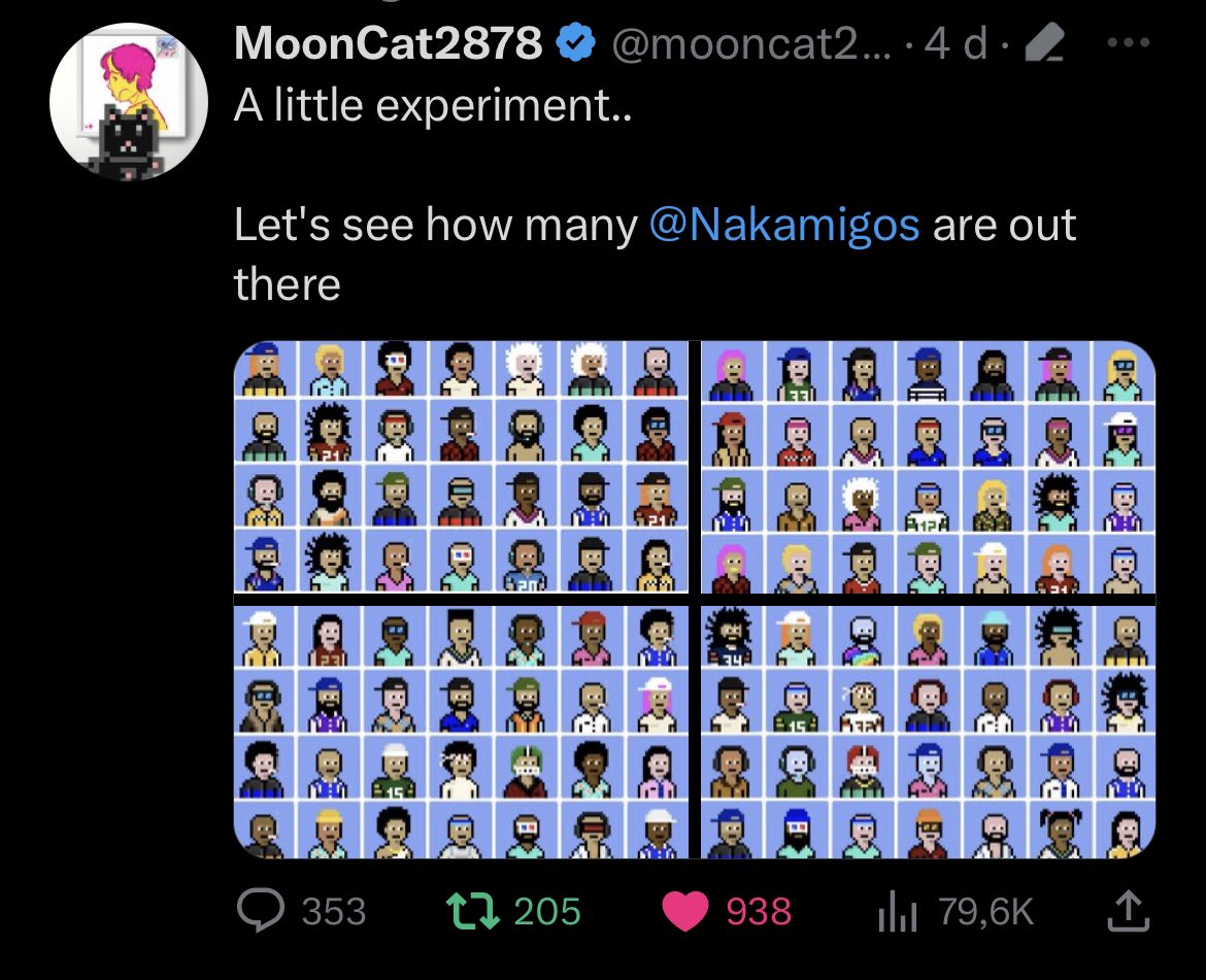 A little experiment part 2

Let’s see how many <a href="/Nakamigos/">Nakamigos</a> are out there after 4 days