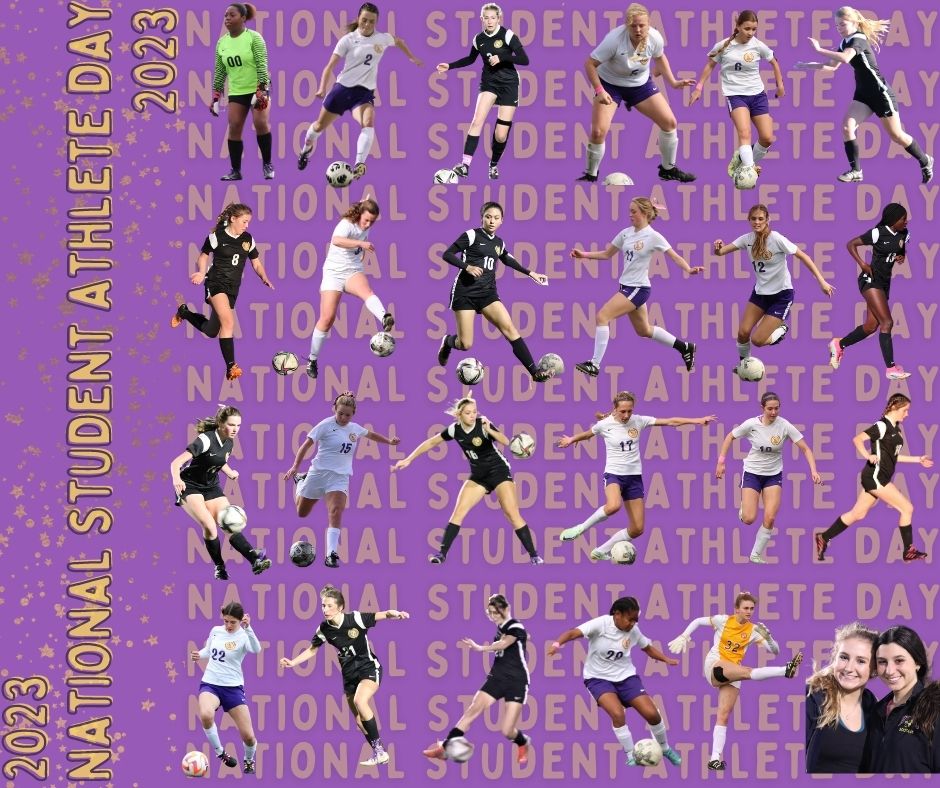 JacketsCe's tweet photo. Celebrating #NationalStudentAthleteDay with a shoutout to our Lady Jackets! Champions in the classroom and on the field!😤 #ladyjacketsareleaders https://t.co/GeKJbfhysI