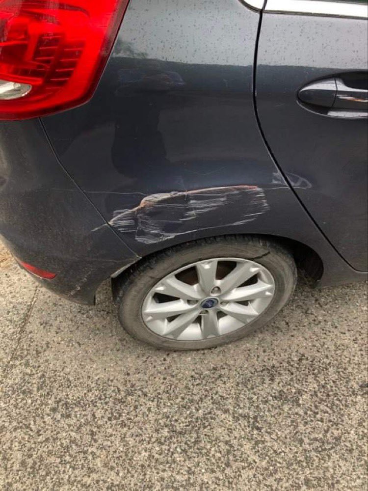 TAT_artstribe's tweet image. @watsonfuels your customer service is disgraceful and your drivers are even worse. My mum moved for one of your drivers who kindly hit her vehicle and drove off without stopping!  #hit #cardamage #failuretostop #customerexperience #customerfeedback