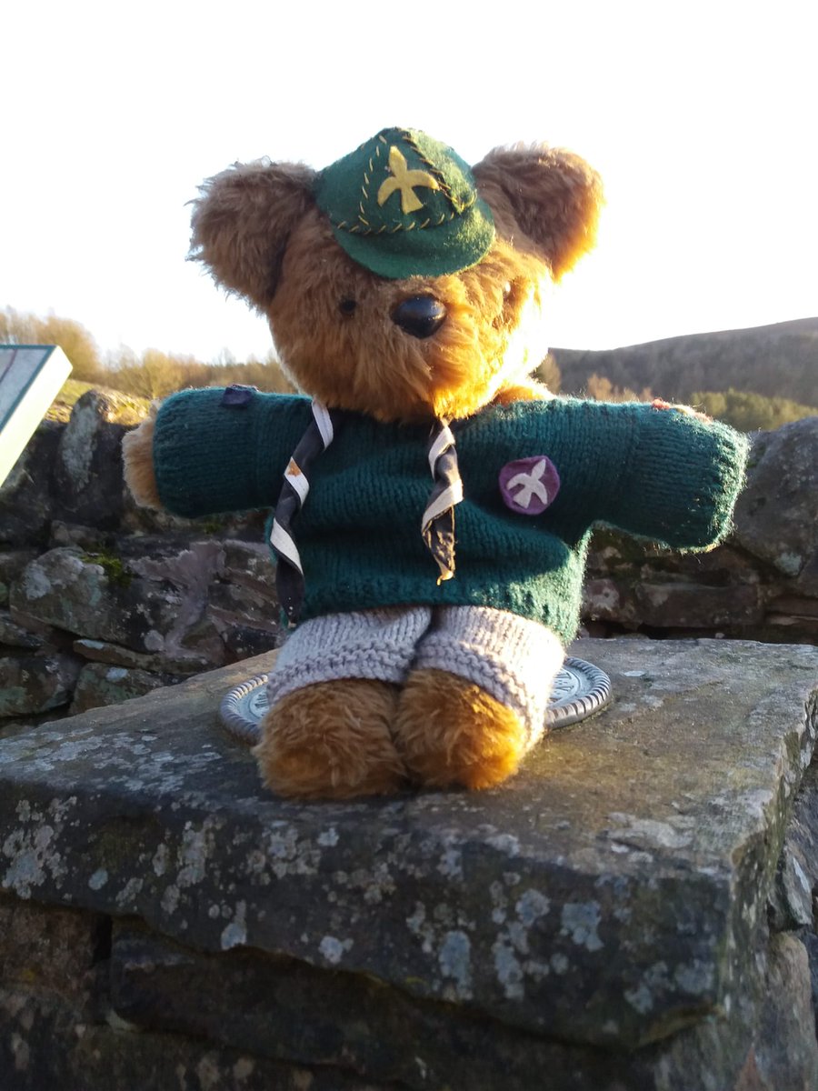 Not quite an Easter Bunny, but our very own <a href="/Gradbachscouts/">Gradbachscoutcamp</a> Easter Bear, Wishing all our followers, friends and visitors a very happy Easter weekend.
