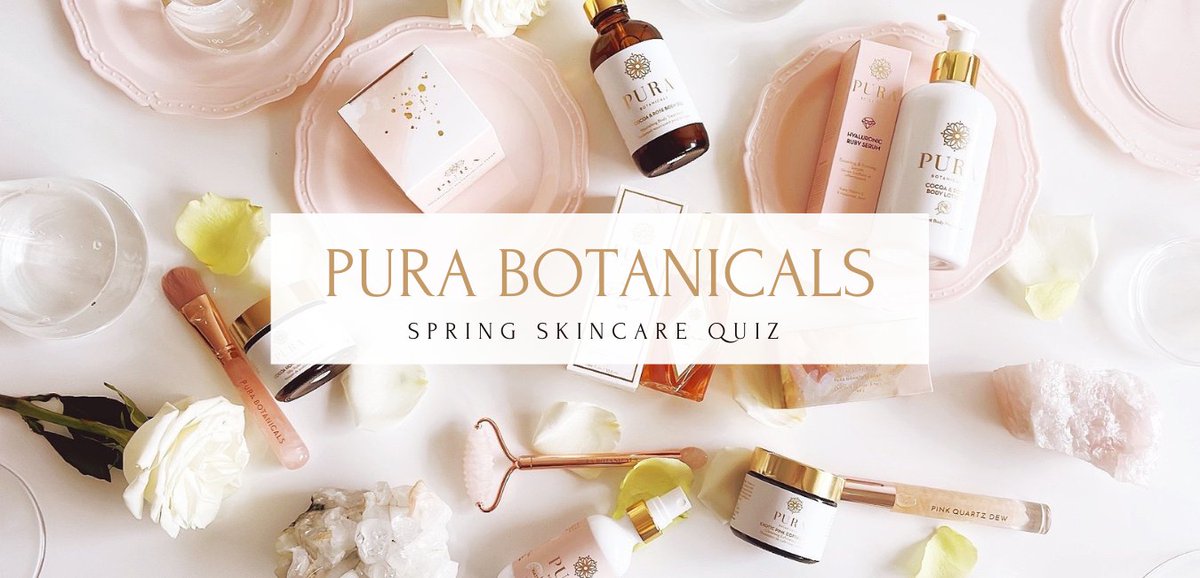 Spring clean your skincare routine with PURA and take our NEW quiz: 

purabotanicals.ca/pages/pura-spr…