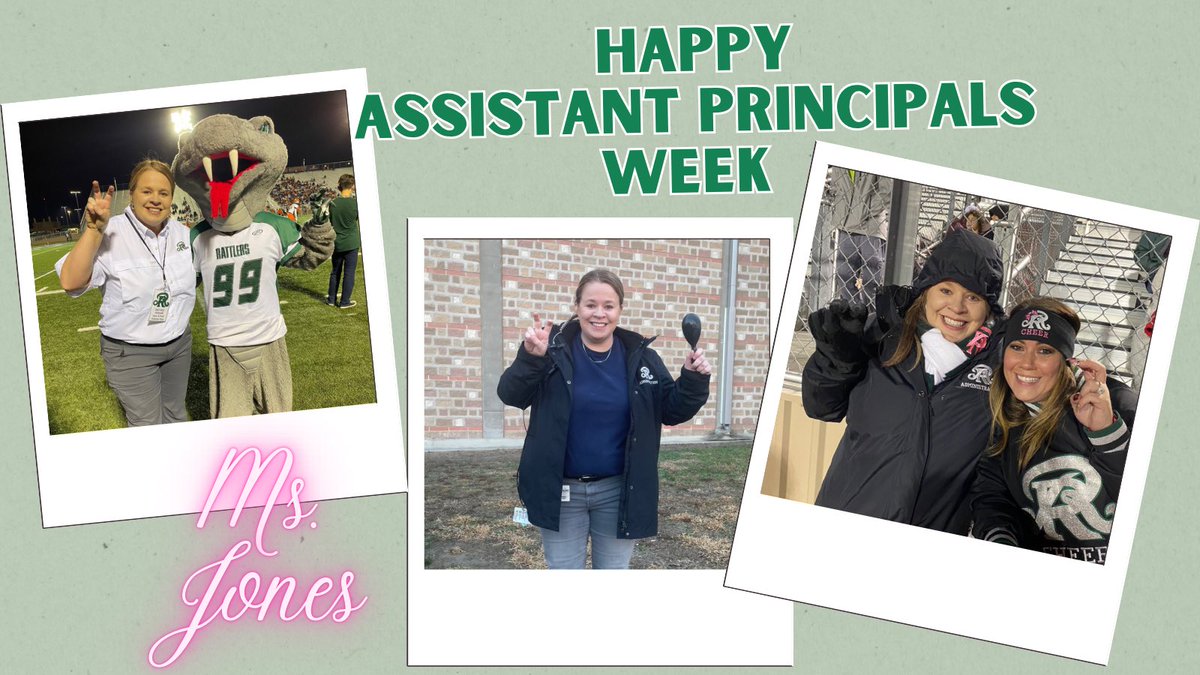Happy National Assistant Principals Week! We especially love our Ms. Jones for always supporting Reagan Spirit!  <a href="/reaganwayrhs/">Reagan High School</a> <a href="/jenjones22/">Jen Jones</a> <a href="/Reagan_Cheer1/">SA REAGAN CHEER</a>