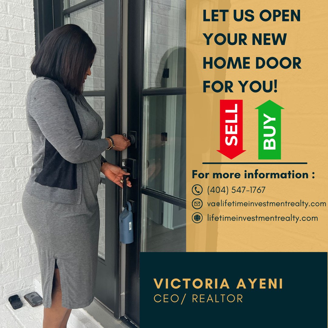 Let us open your new home door for you! Buy & Sell with us.
lifetimeinvestmentrealty.com

#lifetimeinvestmentrealty #newhome #luxuryhome #buyhome #sellhome #realtor