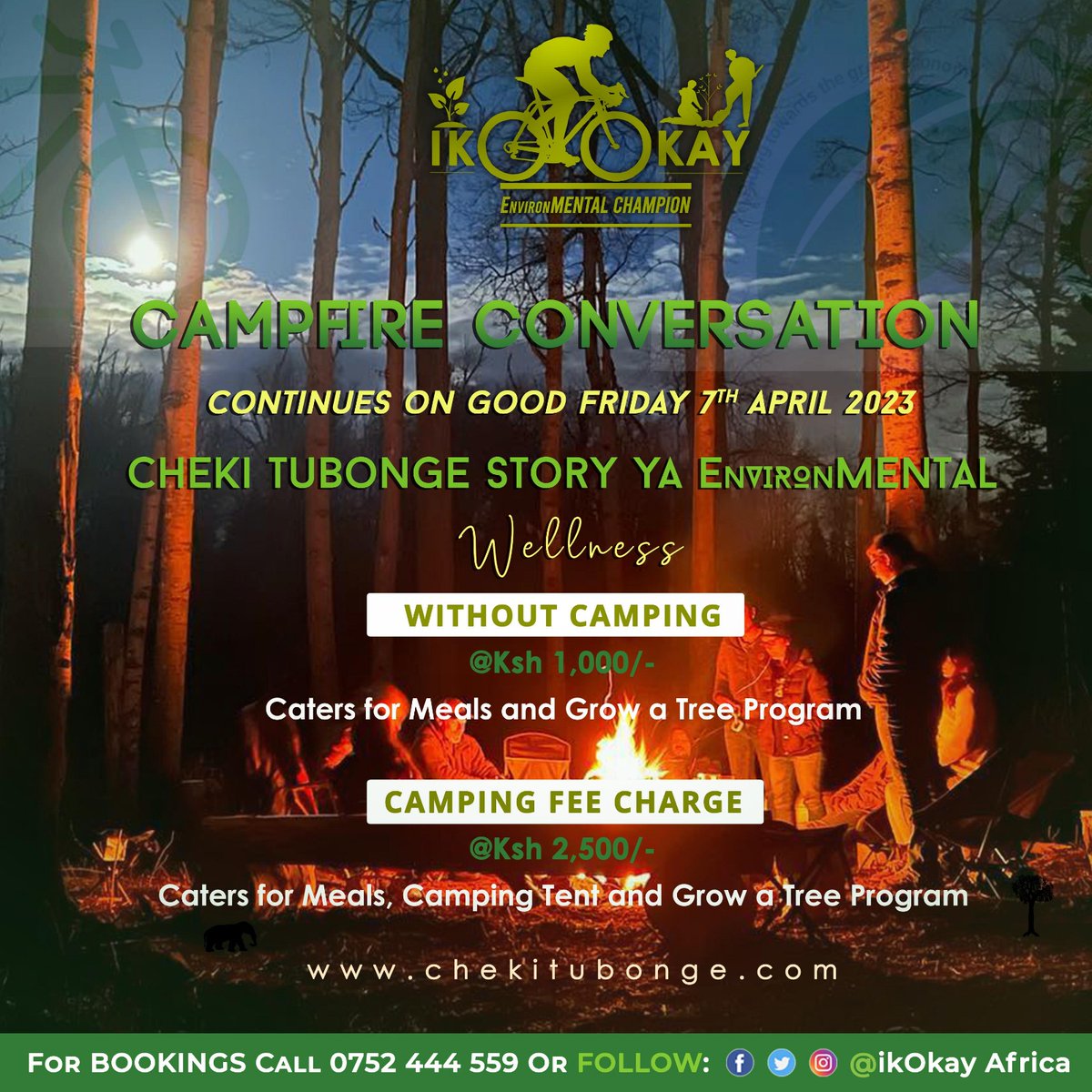 ikokay_africa's tweet photo. Kuja tupige gumzo Kwa bonfire. #ChekiTubonge #Meru #MeruCounty #EasterWeekend #MentalHealthKenya #JazaMiti #environmentalchampions https://t.co/sqpIYyWkGg