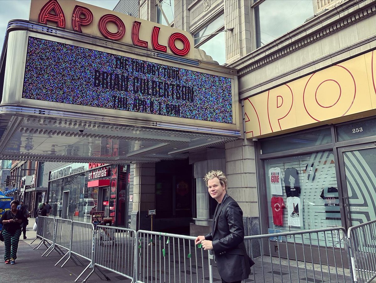 brianculbertson's tweet image. Having a blast today and the show is still 4 hours away! See you tonight NYC!! #theapollo #thetrilogytour
