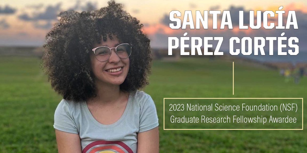 RT uprm: RT @PurdueEAPS: Congratulations to Santa Lucía Pérez Cortes, PhD student with @PurdueEAPS, for being awarded a @NSF Graduate Research Fellowship!  
➡️Read more: bit.ly/43eq4MQ
#boilerup #thenextgiantleap #planetaryscience @PurdueScienc…