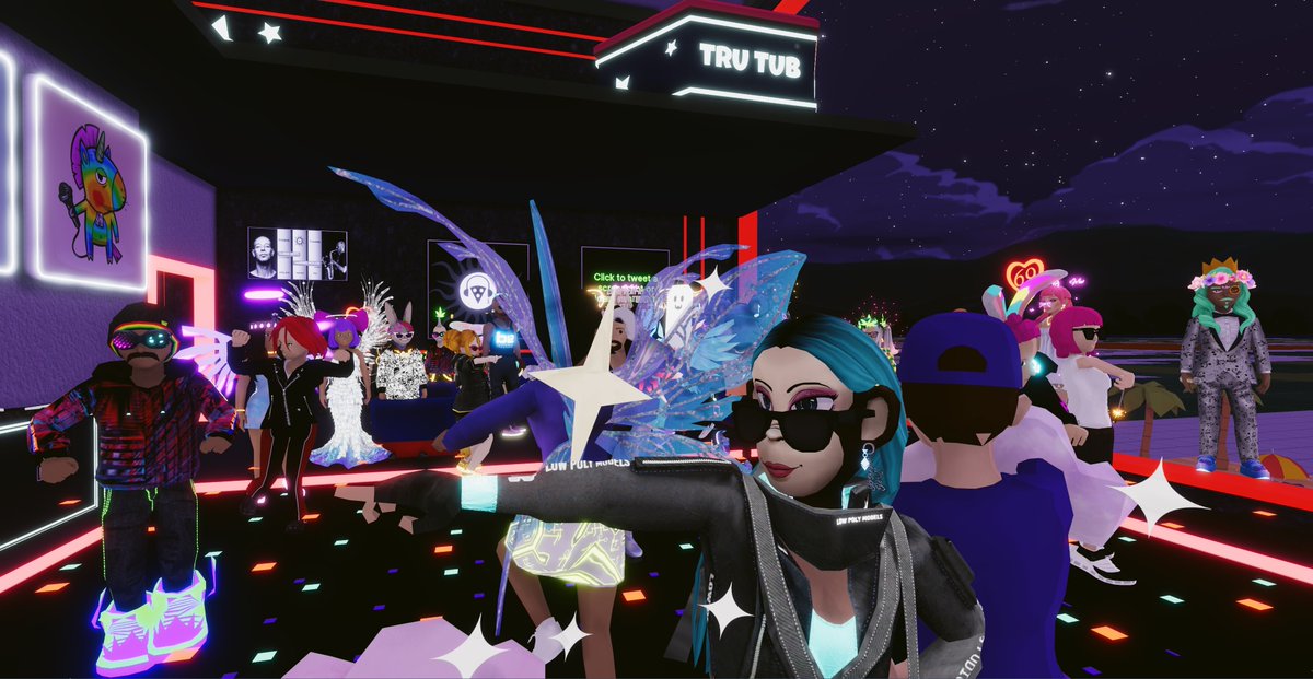JsCoincollector's tweet photo. We got an epic combo by Dario Lotti and Sandro Nocco 🤯 It's a clearcut KO for me! That's a killer sax there! 🎶🎶🎶🎷😍

@PiZzArteItaly @Uniquehorns_nft @shelleyvan @DhiDominguez @decentraland #Metaverse #MusicNFT #TRU #TRUbandRoom #NFTcommunity #Digitalfashion #Metafashion #DCL https://t.co/dBH7TxcGPp