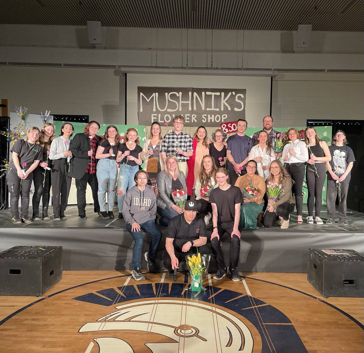 Our spring musical 'Little Shop Of Horrors' cast and crew. So much heart was put into this production, the outcome was spectacular! See more pictures of the musical and other Murdoch Moments in The Trojan Times April 7th, 2023 mailchi.mp/931a6a72e388/t… - #rvsed #crossfield