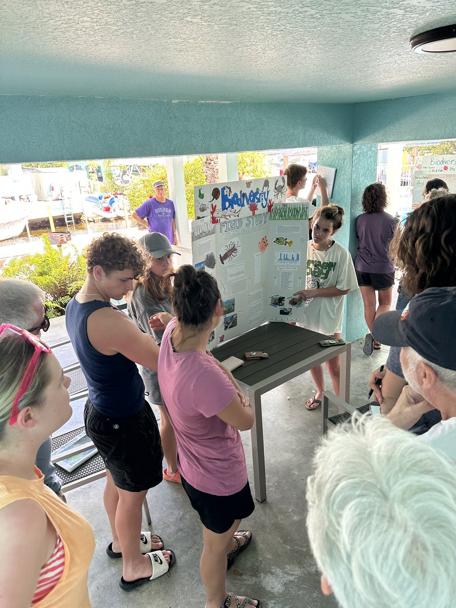 GHSRedHawks's tweet photo. Marine Bio culminates in a Field Study which includes data collection on site, writing a paper, and using a presentation board to convey findings. #GHSMarineBio2023 https://t.co/gzmmTgfhYr