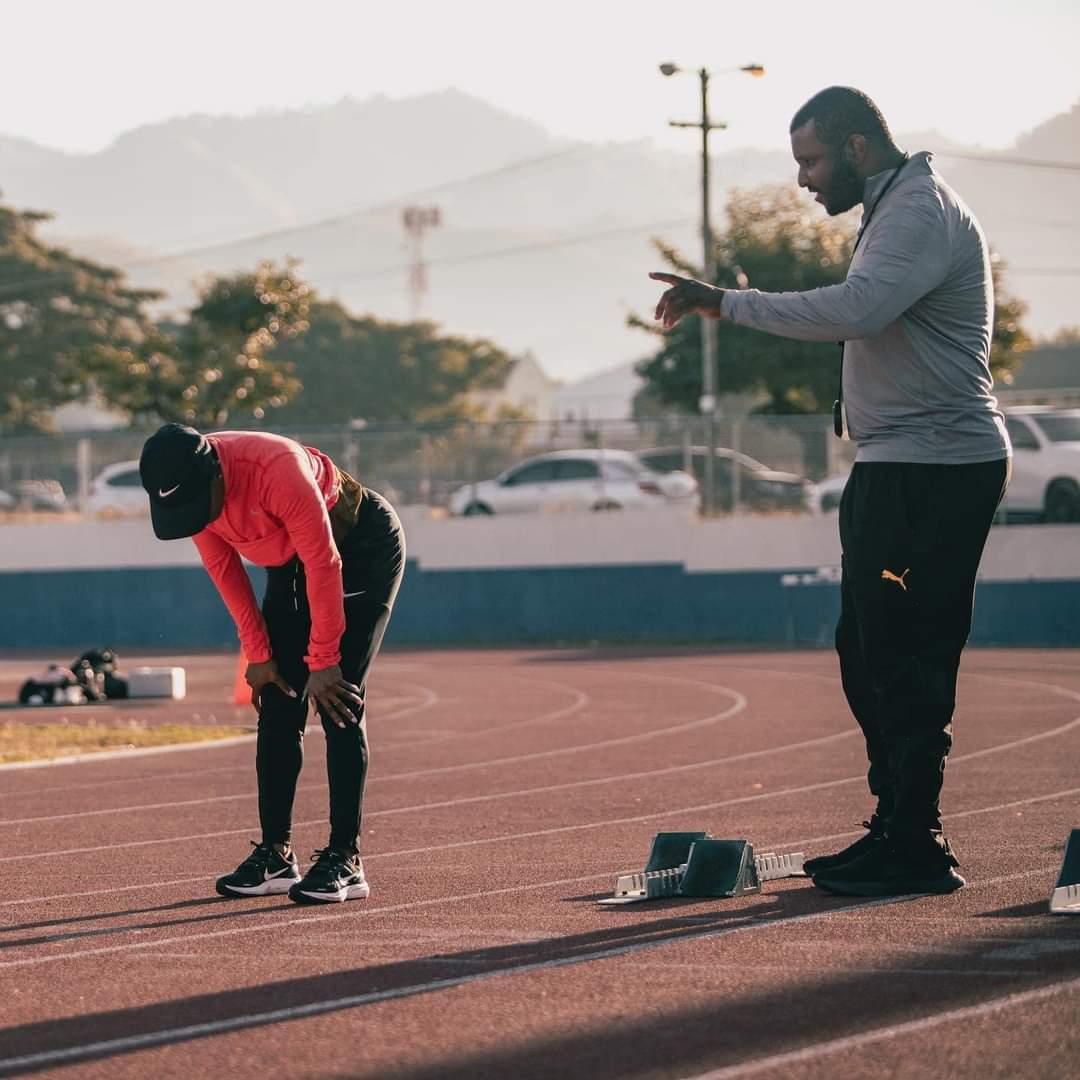 Shelly Ann Fraser-Pryce putting in the work for her debut #MommyRocket #ElitePerformance