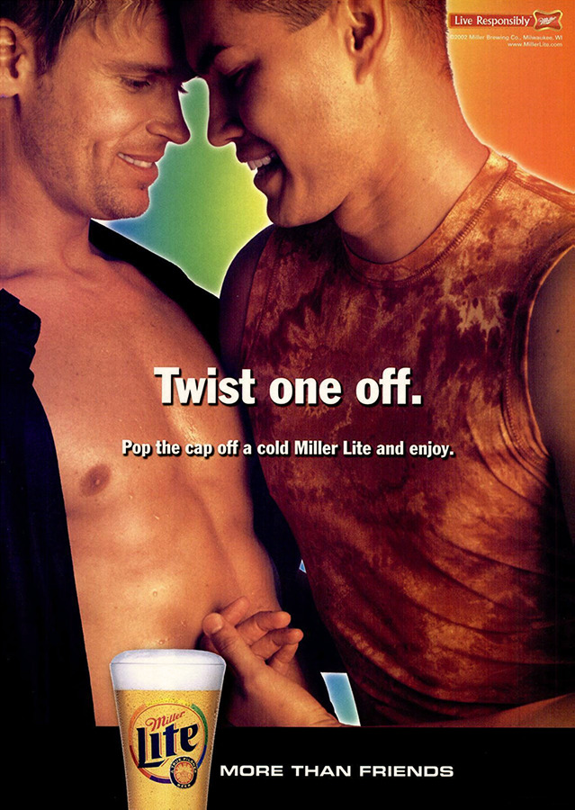 This Miller Light ad is from 2002