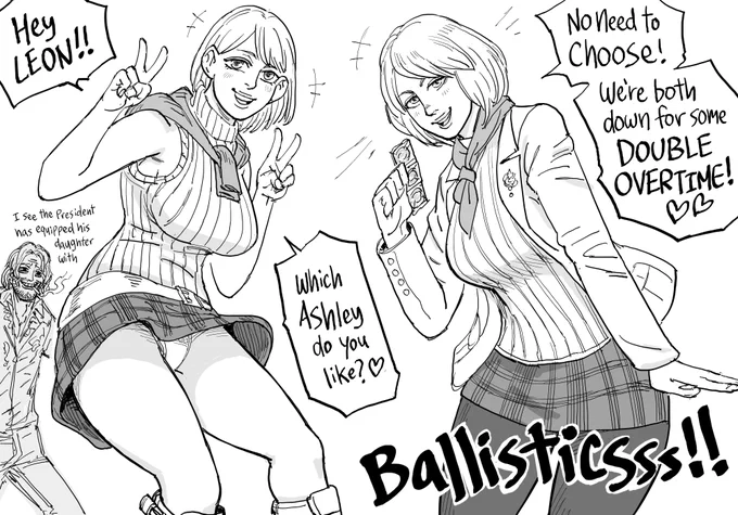 Patreon request: RE4, Old Ashley vs New Ashley.

With RE4 and SF6, Capcom has really figured out Western sexual puritanism, in which "No skin showing = OK, no matter how tight the clothes".
You can see Ada's NAVEL through her sweater dress. 