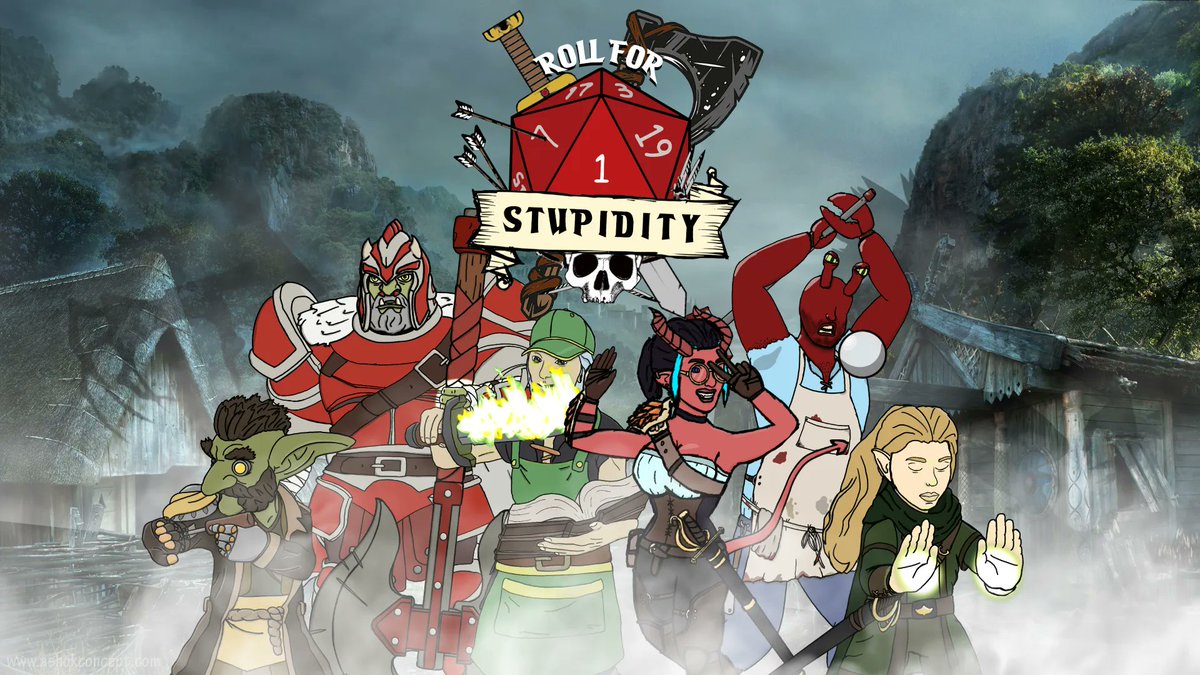BOOST_Gaming's tweet photo. Hey, hey! Season 2 of our #dnd podcast, Roll for Stupidity starts tomorrow!

Catch it on YouTube and Spotify!
#PodcastAndChill #podcast https://t.co/Z9XdgNyRoZ