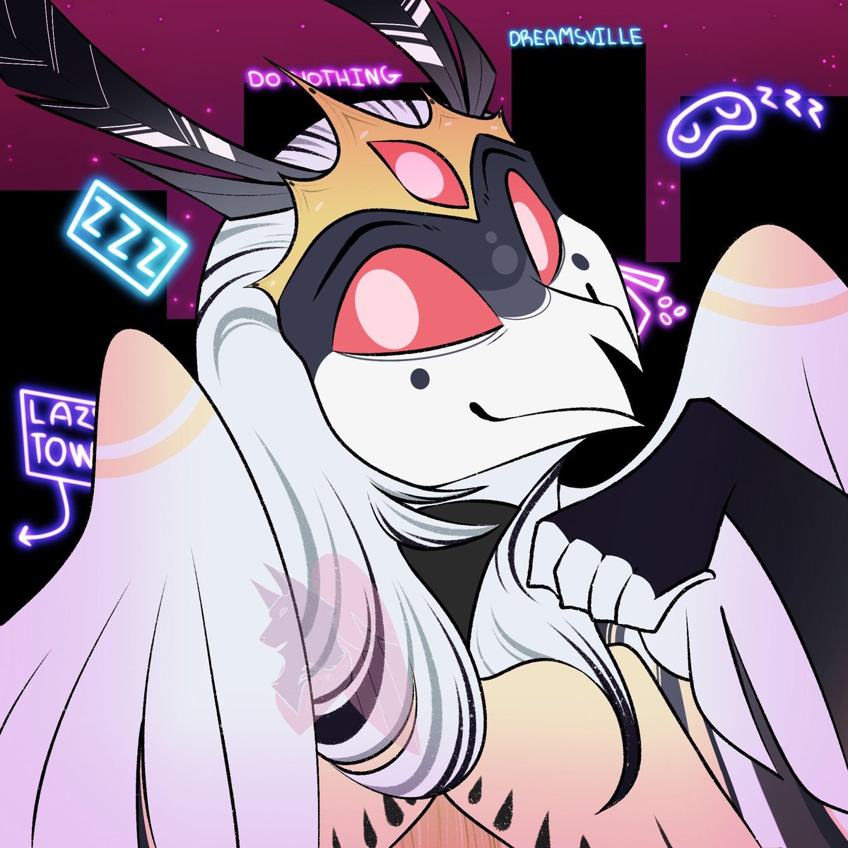 GWafflers_3's tweet photo. I want people to know my baby boy exists ๐ฅบ๐ฅบ
Look at himmmmmmm
Getting ready to get some good ol Zzzโs in the Sloth ring
#goetia #arsgoetia #HelluvaBoss #owldemon #princeofhell #Seir #Seer #HazbinHotel #oc #art https://t.co/iNv44nYA4C