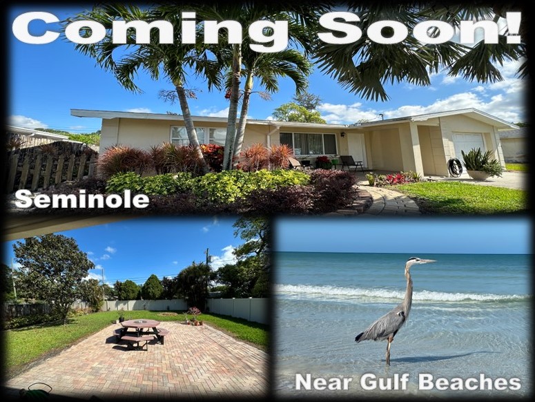 NEW Listing coming Friday! Updated 2/1.5/1 in Seminole, FL. This is one you dont want to miss. It wont last long! Call now for more details 727.410.7399 #newlisting #seminolehomeforsale #seminolefl #florida #gulfbeaches