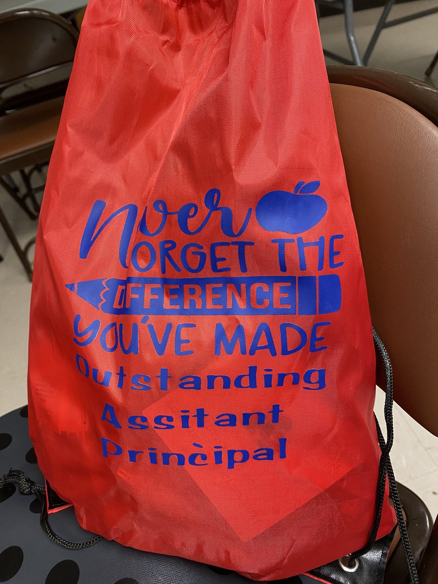 Thank you to my Executive Director, Mrs. Ferguson, who stopped by yesterday to deliver some goodies to me for #NationalAssistantPrincipalWeek! 😊❤️