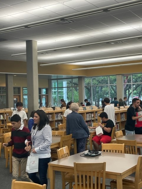 Champion HS Library tweet media