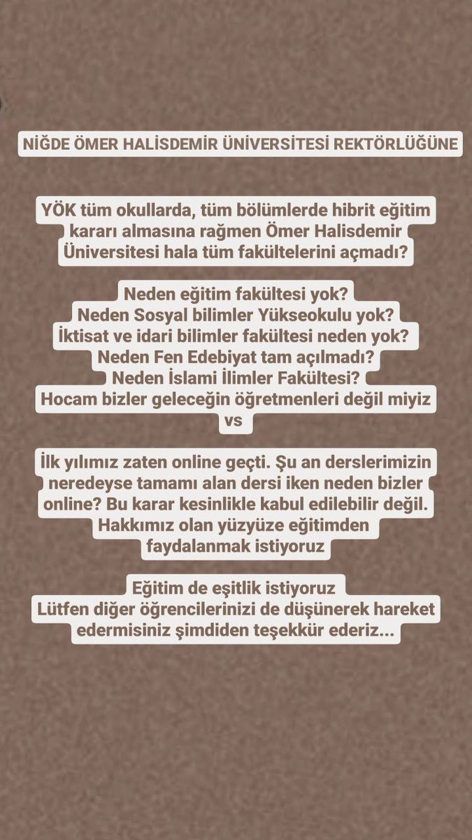 #eğitimdeesitlik <a href="/NOHUniversitesi/">Niğde Ömer Halisdemir Üniversitesi</a> <a href="/DrHasanUslu/">Hasan USLU 🇹🇷🥇</a>