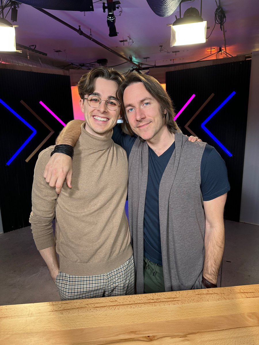 YoSkylerSeymour's tweet photo. Matt, you are kind, talented and thrilling to be around!!

Thank you @matthewmercer for letting me sling and mix my voice together with yours ✨💕😊  

Adored your soul and spirit. 🫂 https://t.co/L1kL94xYLe
