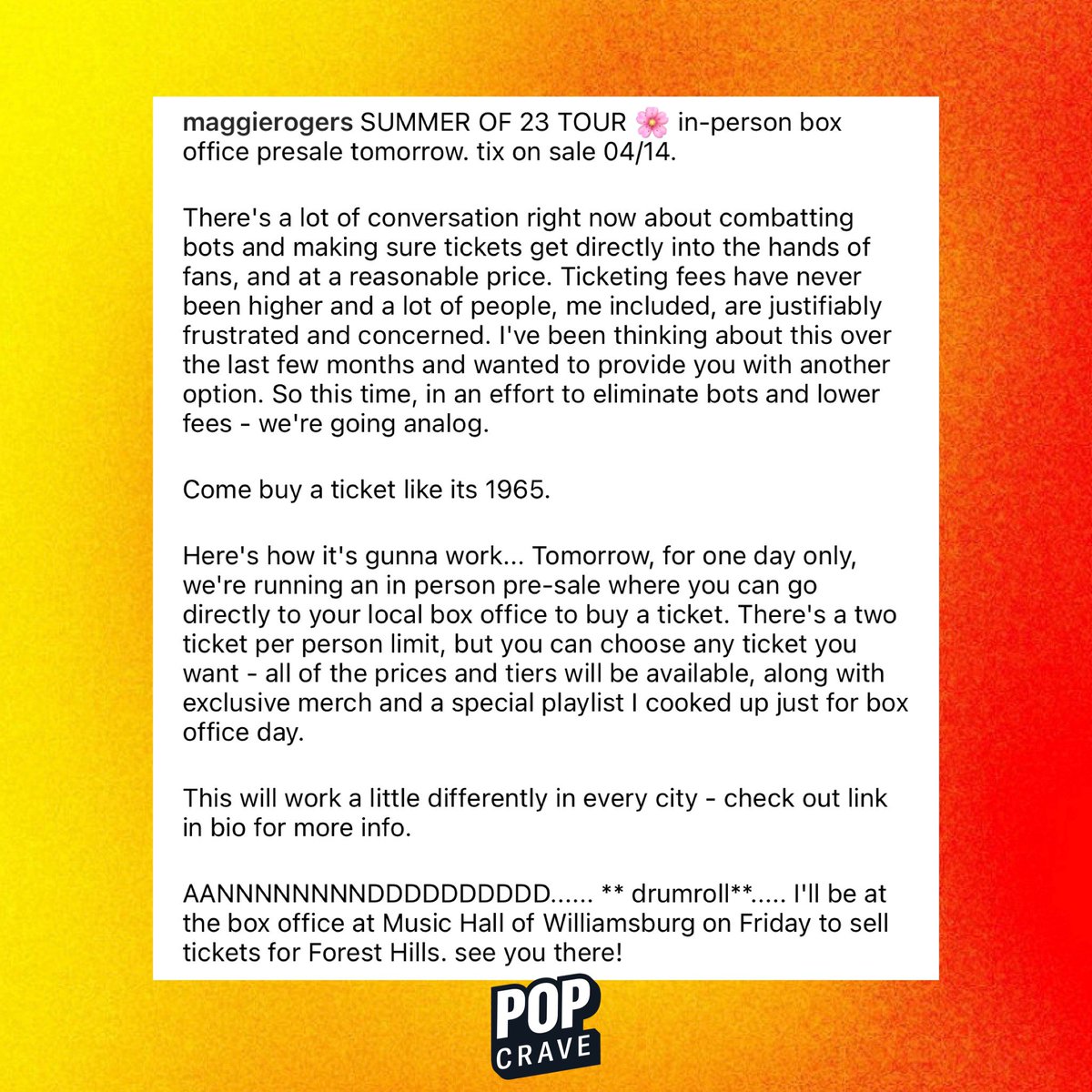 Pop Crave tweet media