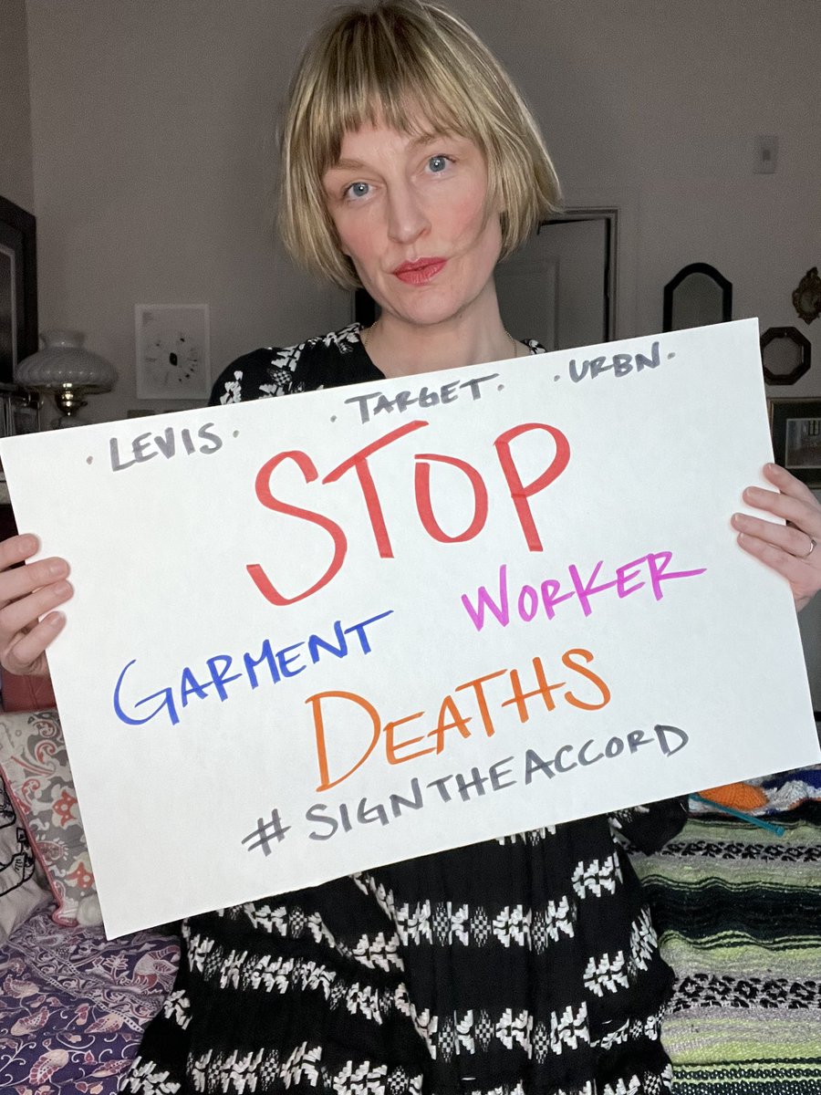 We’re demanding @LEVIS @UrbanOutfitters @Target #signtheaccord and take action to prevent garment worker deaths.
