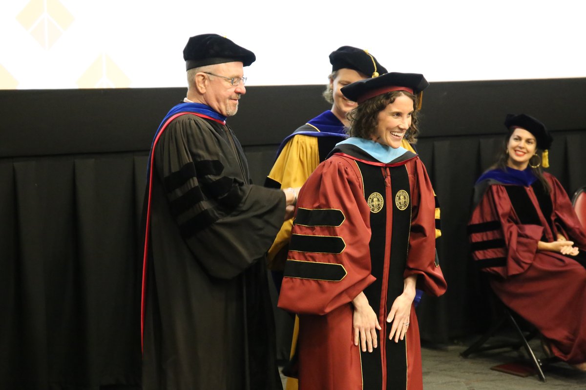 fsuannescollege's tweet photo. Graduation season is upon us! One more month, graduates! Tell us how you're feeling about graduation 👇 🎓 

#fsucoe #fsueducation #graduation #floridastate https://t.co/qhy92gBRYK