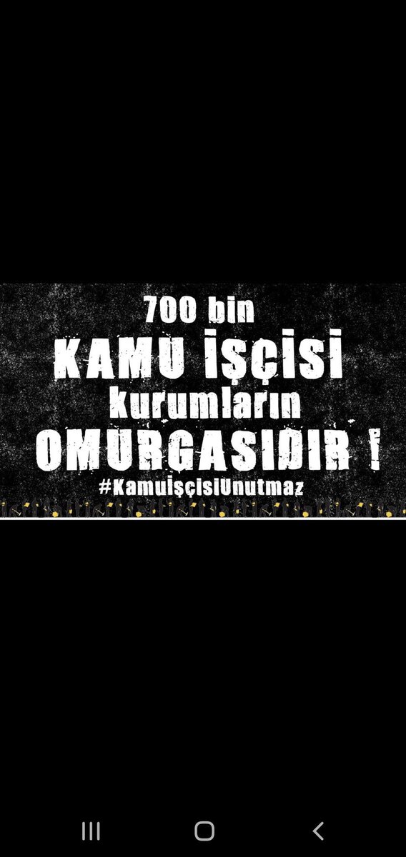 #KamuİşçisiUnutmaz #KamuİşçisiUnutmaz <a href="/RTErdogan/">Recep Tayyip Erdoğan</a>  <a href="/kilicdarogluk/">Kemal Kılıçdaroğlu</a>