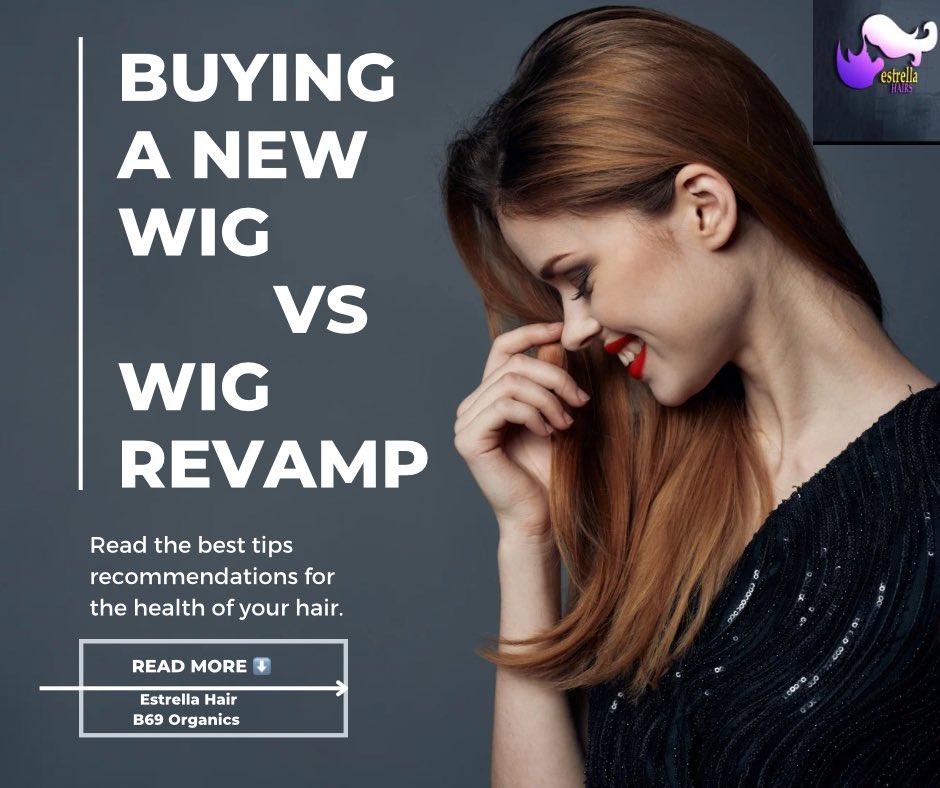EstrellaHairs's tweet photo. Now, we’re not saying we’re against buying new wigs (never that!  Because we sell quality wigs too 👌) we’re just here to present alternative options that work with everyone’s budget and lifestyle. 

As we're firm believers in hair recycling, we’ve listed a few wig revamp perks https://t.co/Wv7SE16wda