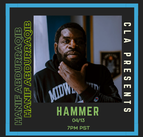 sjsu_english's tweet image. Join CLA on April 13, 2023 7PM @ Hammer Theater for a reading with Hanif Abdurraqib, award winning author of A Little Devil in America and They Can't Kill Us Until They Kill Us. The in-person reading is sold out, but will be livestreamed on CLA’s website: clasanjose.org