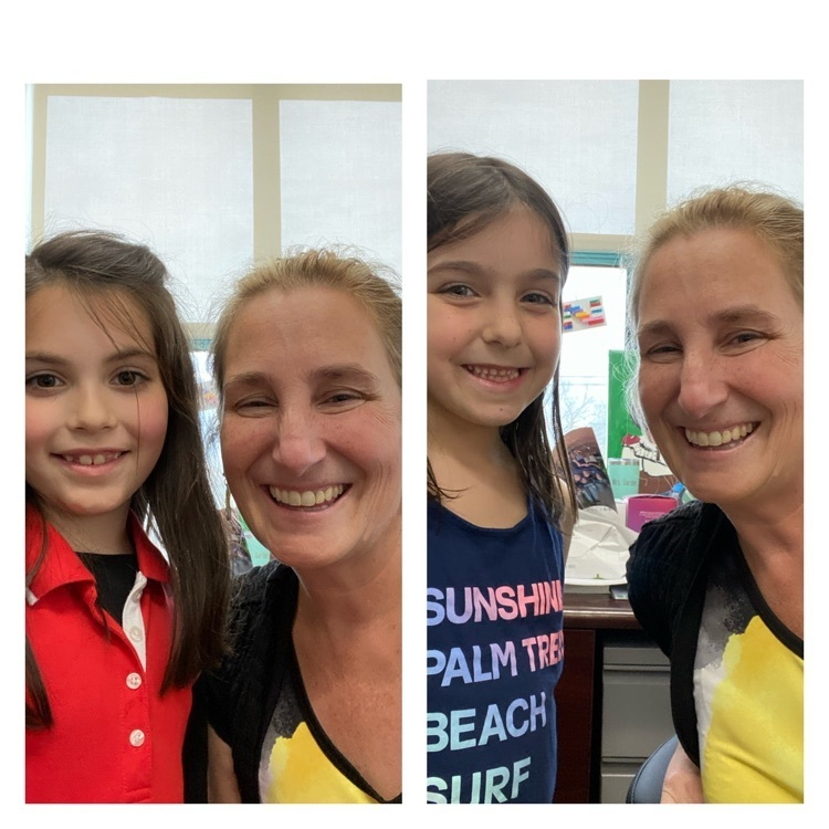 HPClough's tweet photo. These two 1st graders are all smiles after we made positive phone calls home.  So proud of them! #mursd #HPClough #CloughSoars #positivephonecallhome https://t.co/RxuEacCCCG