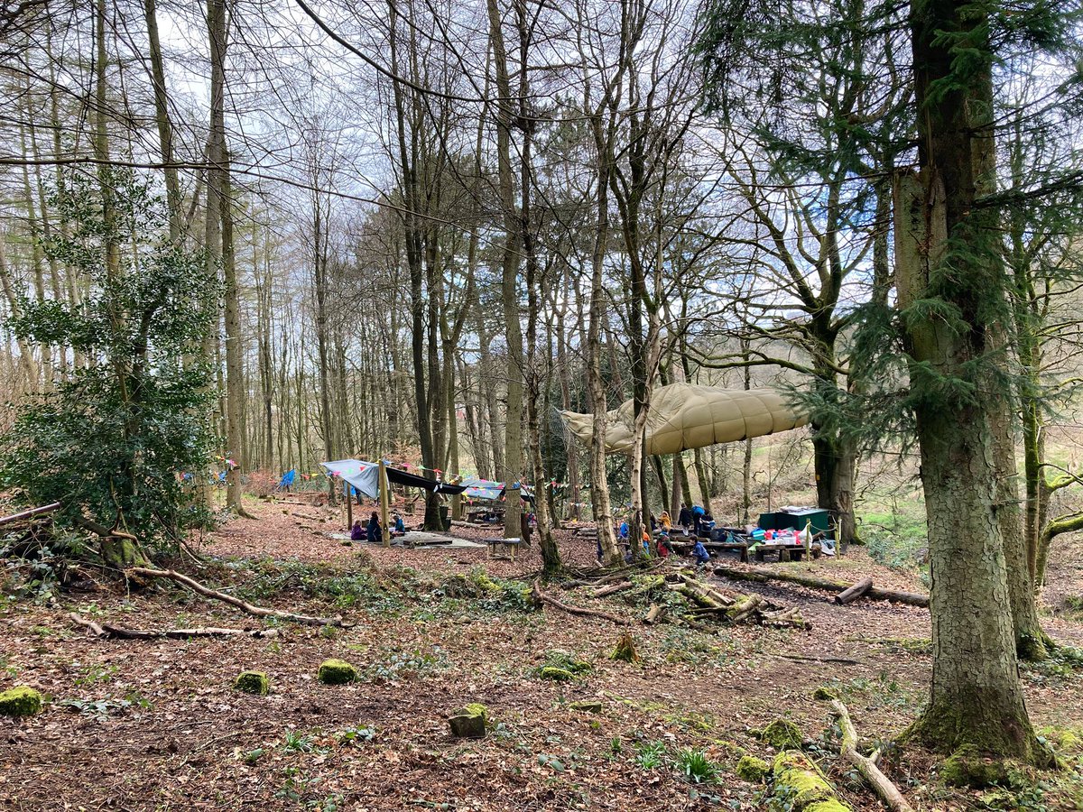 Loved spending the day in this place with with over 30 children running wild, getting muddy, exploring and having adventures. 🌿👣🗺️🧭🌲

Thank you to @insideoutforestschool for offering these holiday camp days. 
#Staffordshire #peakdistrict