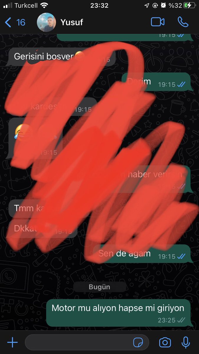 Arkadaşın mahkemesi vardı da..