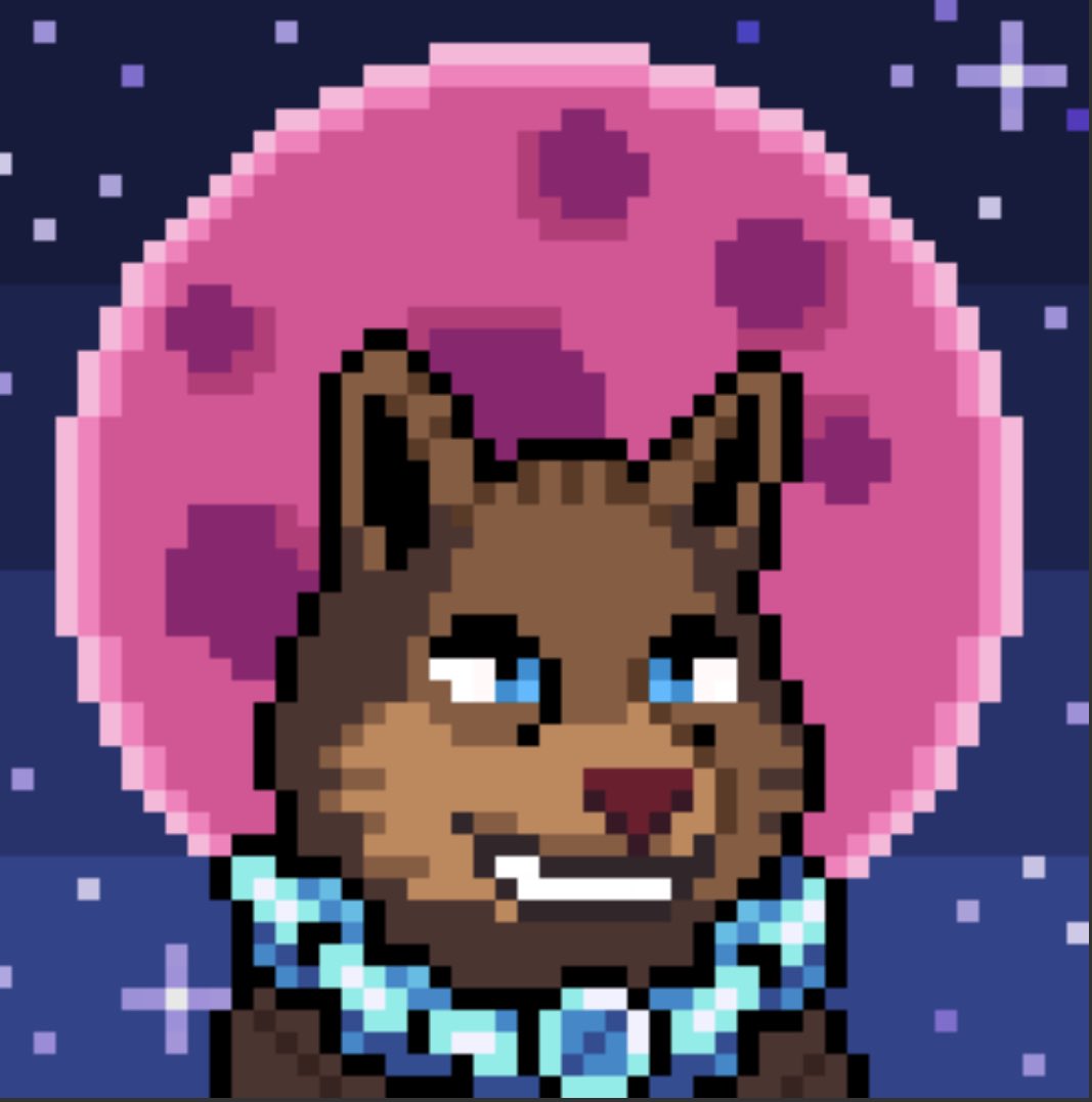 abbiestein's tweet image. This may be the most beautiful @MoonrunnersNFT that I ever did see! 😍 

The whole packs looking Beautiful! 
 #moonrunnners #awooo