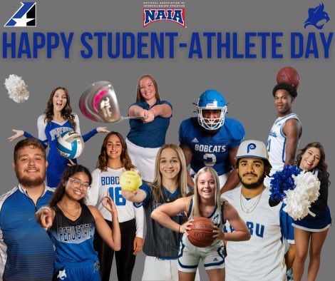 pscbobcats's tweet photo. Happy National Student Athlete Day to all of our Student Athletes!
#ClawsOut | #PeruState155 https://t.co/7q0ya35mGz
