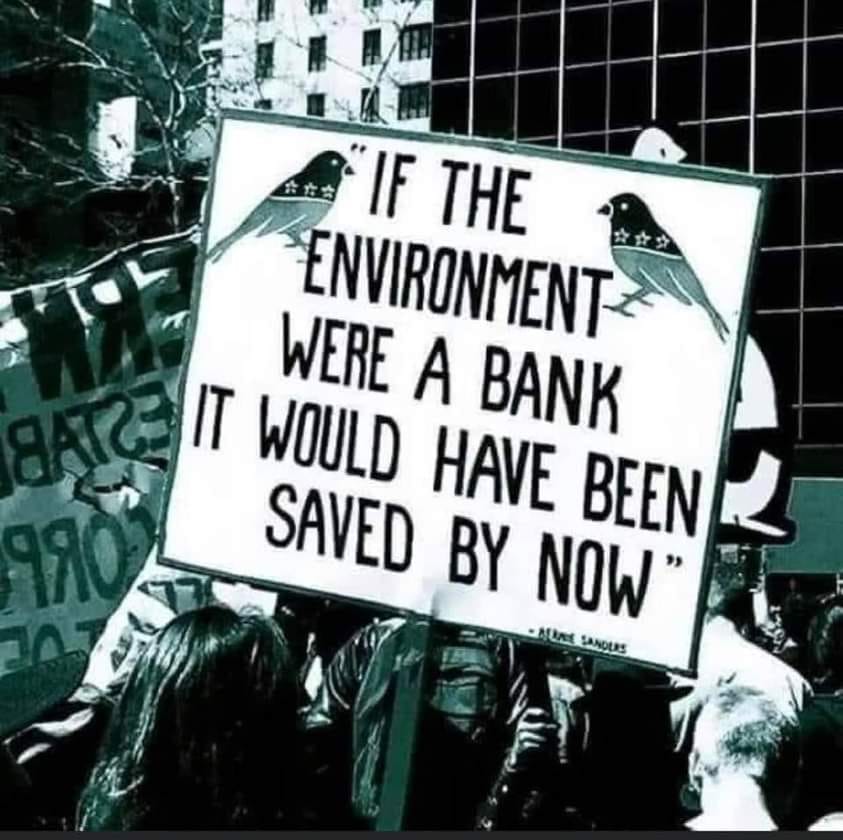 GreenpeaceCA's tweet image. And if the banks would stop financing fossil fuel projects, it would go a long way to bailing out the planet from defaulting on carbon debt.

Time for the #OilBankOfCanada to stop the money pipeline &amp;gt;&amp;gt; act.gp/40S5nEV

#FossilBanks #ActOnClimate