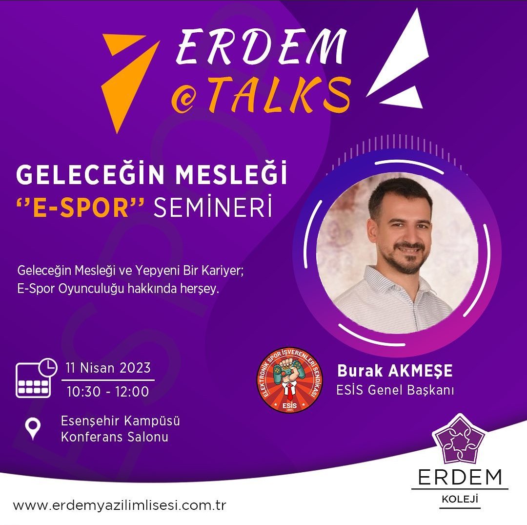 boukalemoon's tweet photo. 11 Nisan'da gençlerimiz ile bir araya geliyoruz. :)) @erdemokullari @EsisSendika @brokollycom #erdemkoleji #espor #seminer https://t.co/uraRXONgqd