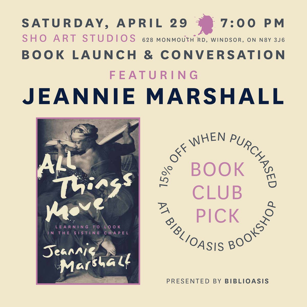 Biblioasis (@biblioasis) on Twitter photo Jeannie Marshall Event Details!
- April 27: <a href="/BenMcNallyBooks/">Ben McNally Books</a> , Toronto
- April 29: SHO Art Studios, Windsor
- May 4: Upstart and Crow, Vancouver Jeannie Marshall Event Details!
- April 27: <a href="/BenMcNallyBooks/">Ben McNally Books</a> , Toronto
- April 29: SHO Art Studios, Windsor
- May 4: Upstart and Crow, Vancouver