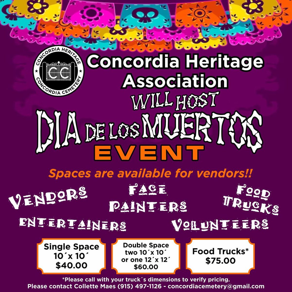 Now accepting applications for VENDORS, FOOD TRUCKS, &amp; ENTERTAINERS!