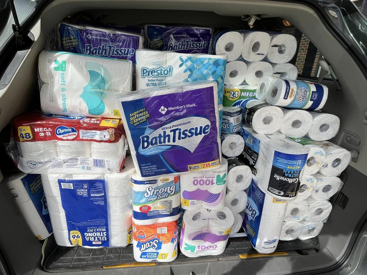 Slam dunk!! 634 rolls and around 90 packages of toilet paper delivered to The Care Store! Thank you to all who supported our #MarchMadnessTPDrive. The Care Store accepts donations at the Strickler Nonprofit Center. Check out thecarestore.org for info.