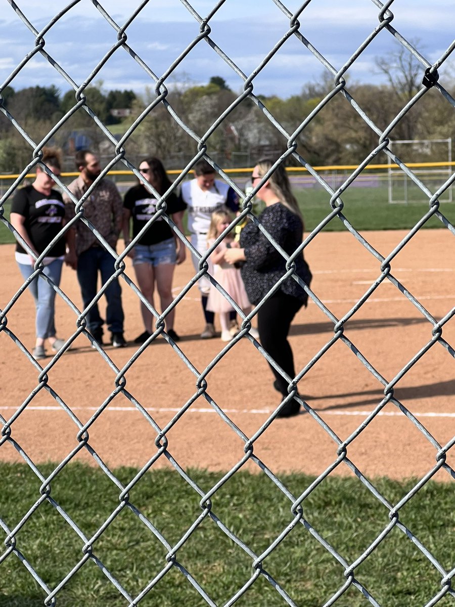burgleopards's tweet photo. Senior Day for the Leopard Softball team!!! Congrats and thank you to Rylie for her time and commitment to the program! #sheMOVES #thankyewRylie https://t.co/2ZWk4eTKy1