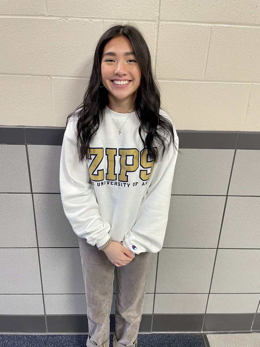 Meghan is zipping over to Akron next Fall 😄 Congratulations!!!! 

#momhumor 😂