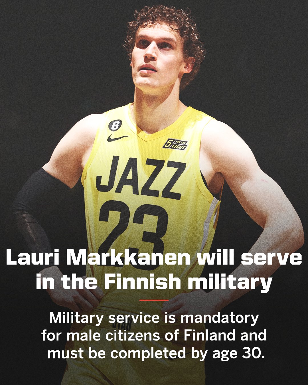 NBA on ESPN - Utah Jazz All-Star Lauri Markkanen intends to fulfill his  mandatory service in the Finnish military this offseason, he told Ramona  Shelburne. More info 🔗