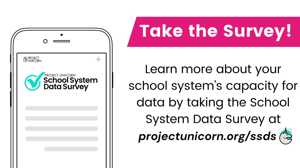 The 2023 School System Data Survey is now live! All school #tech leaders who complete the survey by April 30 will receive early access to the report, free technical assistance, and a $25 credit for Amazon! projectunicorn.org/ssds #edtechchat #interoperability