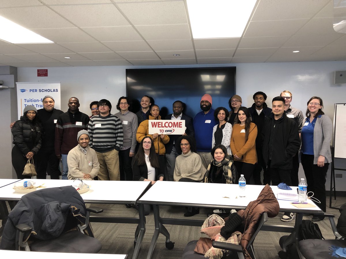 We’re proud to partner with @PerScholas to help build a tech industry that reflects the world we live in! Earlier this year, Per Scholas learners visited our Vernon Hills, IL, office to tour the distribution center, learn more about how CDW operates & gain valuable career advice.