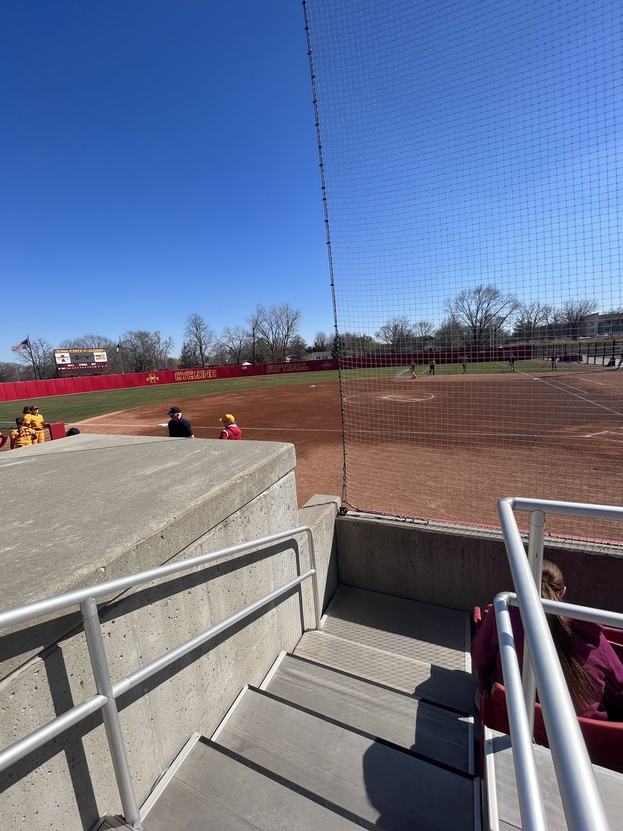 More softball in Ames!
Iowa State taking on No. 9 Texas for the start of another Big 12 series. 
<a href="/ISDsports/">ISD Sports Desk</a> <a href="/CycloneSB/">Iowa State Softball</a>