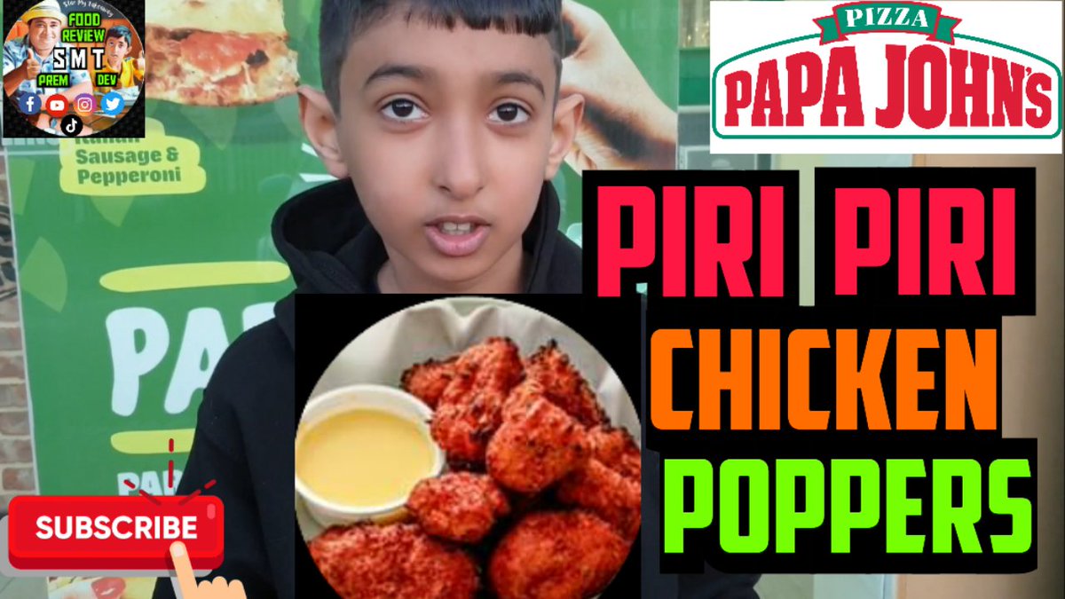TakeawayStar's tweet photo. Please check out  Star My Takeaway latest Food Review of Papa Johns 🙏 #papajohns #pizza #Vegan #vegetarian #smtfoodreview #chicken #Poppers #garlic #bread #piripiri #POTATO #potatoes #potatotots https://t.co/w6cu16WFqv https://t.co/qlGAMzAroE