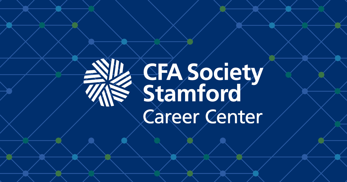 CFA Society Stamford Career Center:

Job Seekers: Find job postings within our local   society area

Employers looking for talent- post job   opportunities, find the best candidates.

Visit our Career Center: cfasociety.org/stamford/socie…