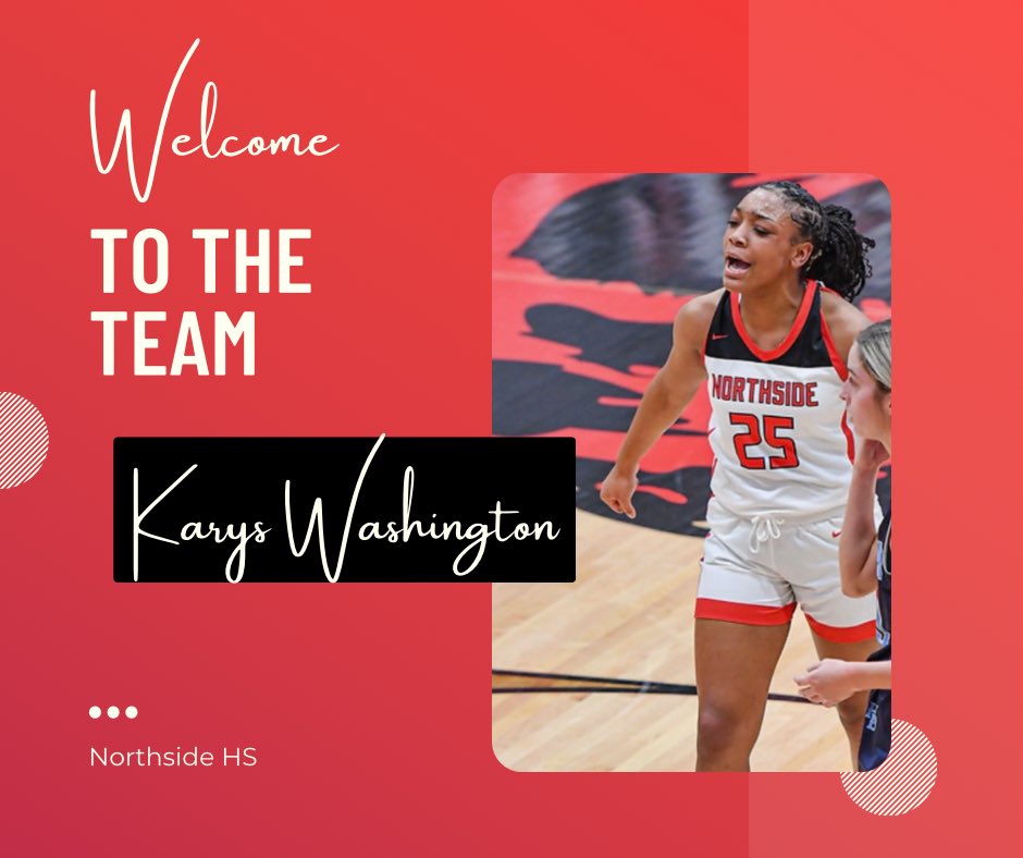 Another one!

Join us in welcoming Karys Washington to the Raven family 🏀🏀

<a href="/__Karys__/">Karys Washington</a>