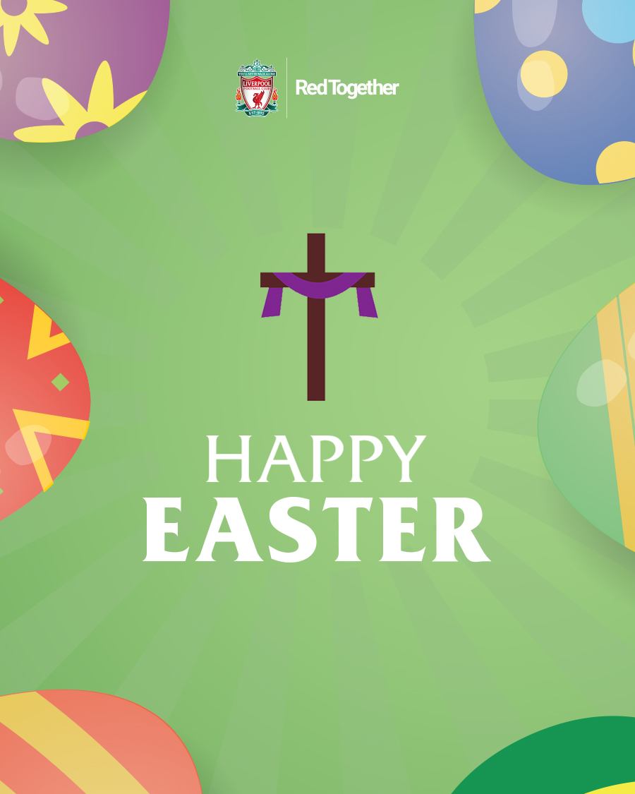 Liverpool FC on X: "Happy Easter to everyone celebrating! https://t.co/mu3OcrZ9tu" / X