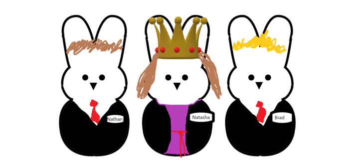 In celebration of the Easter/Passover holiday, our Sunshine Committee had a fun Peeps drawing contest and my biz partners and I were featured as "Advantix Peeps". I was crying laughing. We also conducted our leadership meeting today as avatar bunnies. Have a happy holiday!